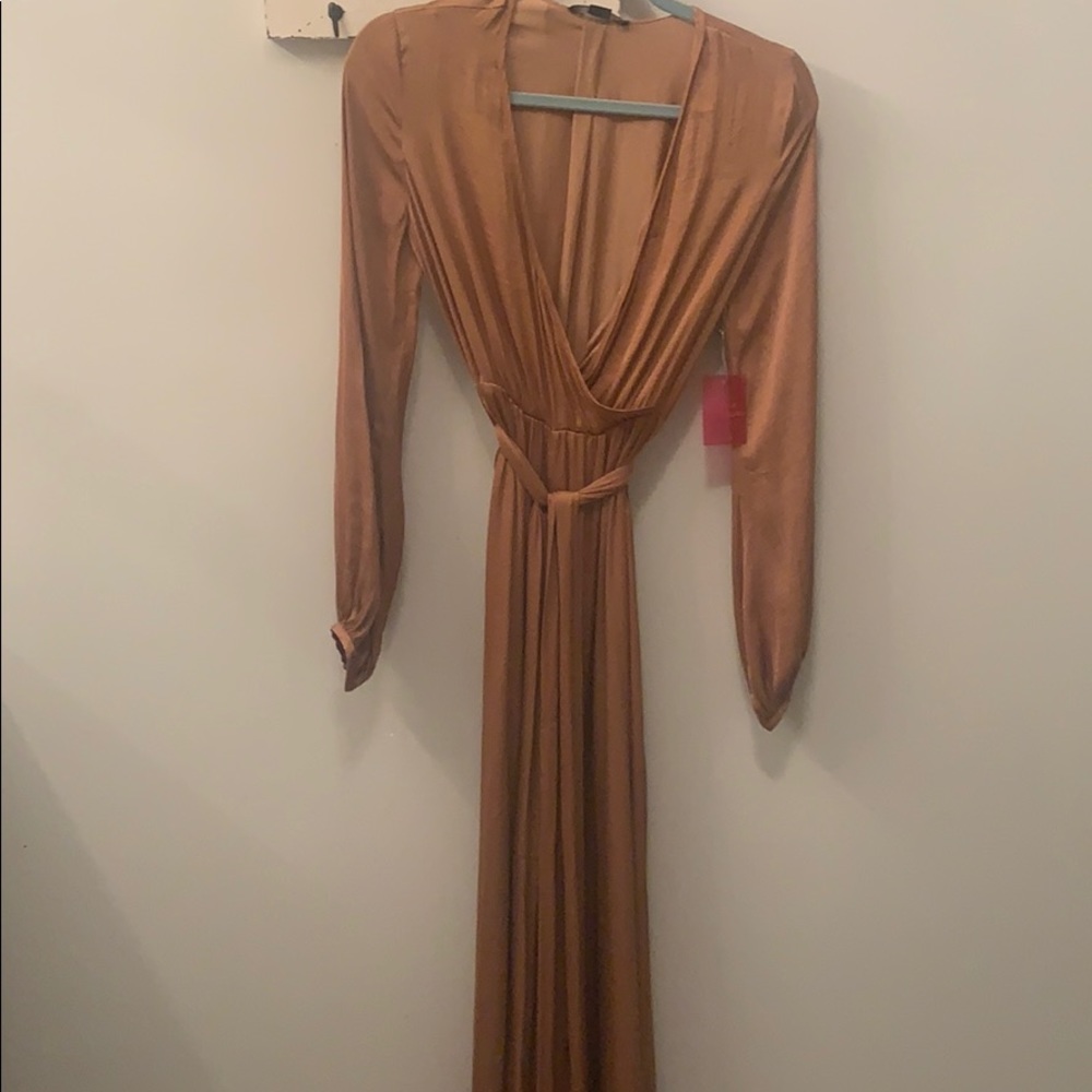 Maxi dress  camel color